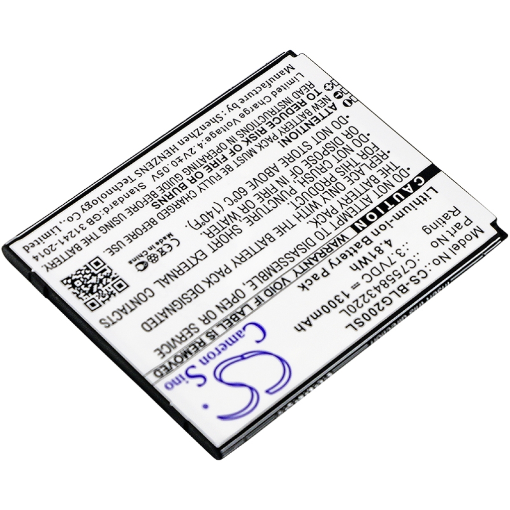 Compatible battery replacement for BLU C755843220L