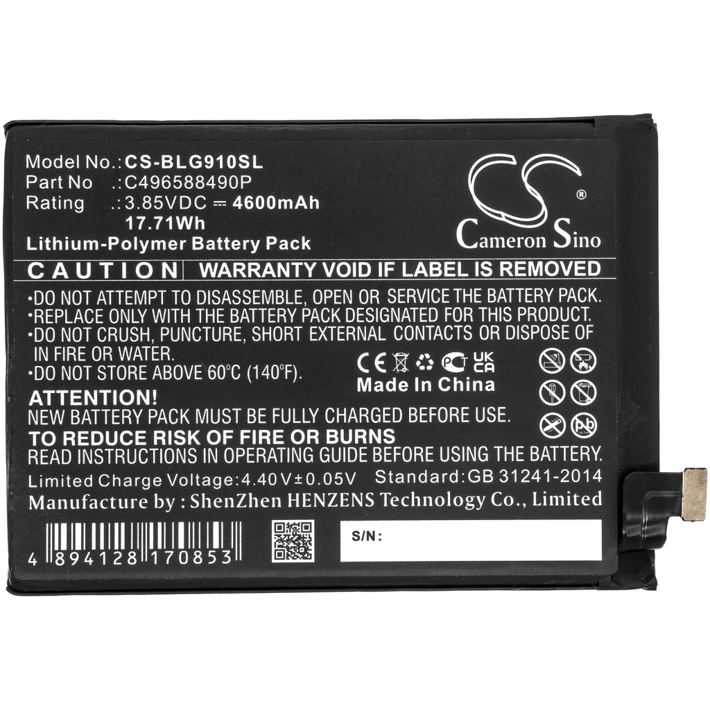 Mobile Phone Battery BLU CS-BLG910SL