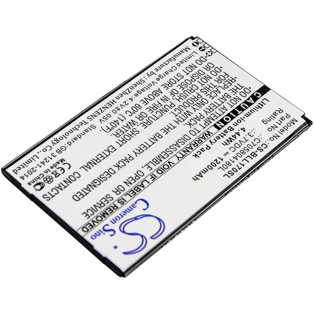 Compatible battery replacement for BLU C705804180L