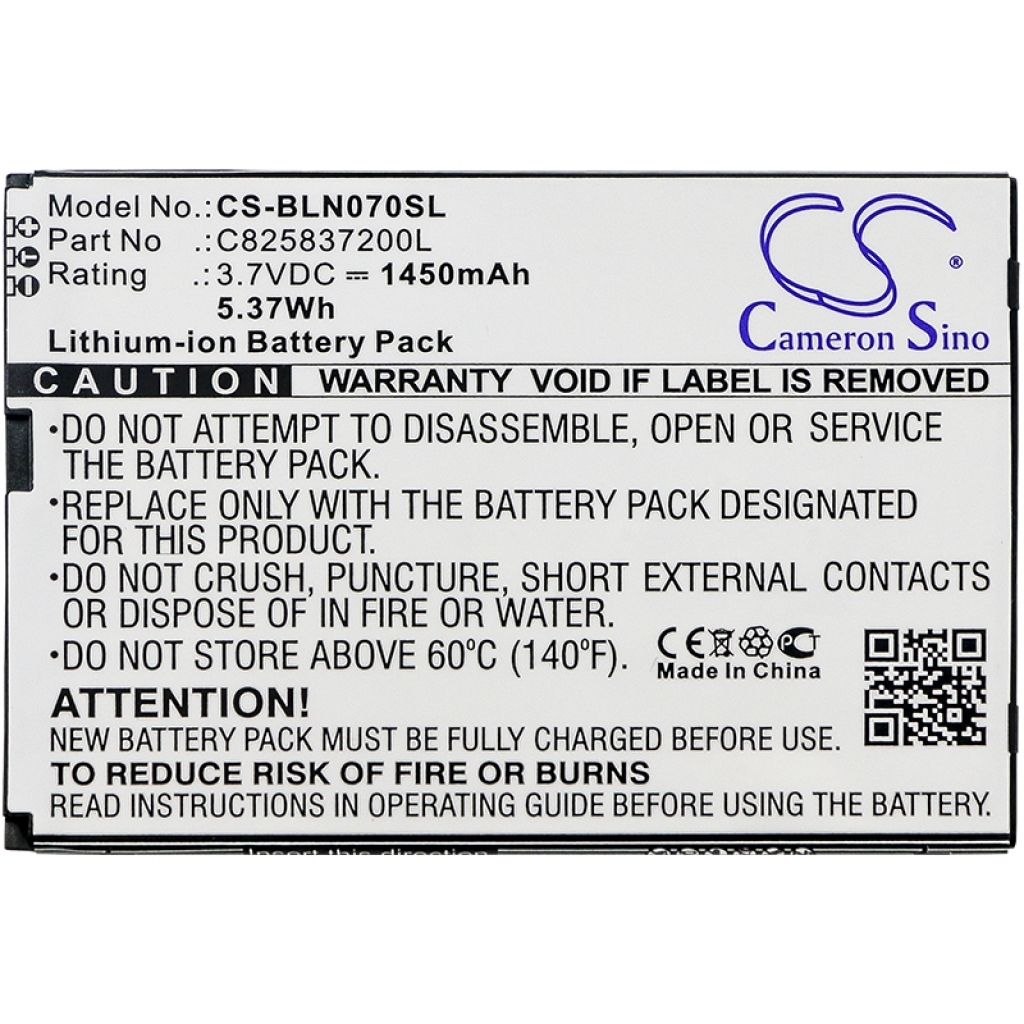 Compatible battery replacement for BLU C825837200L