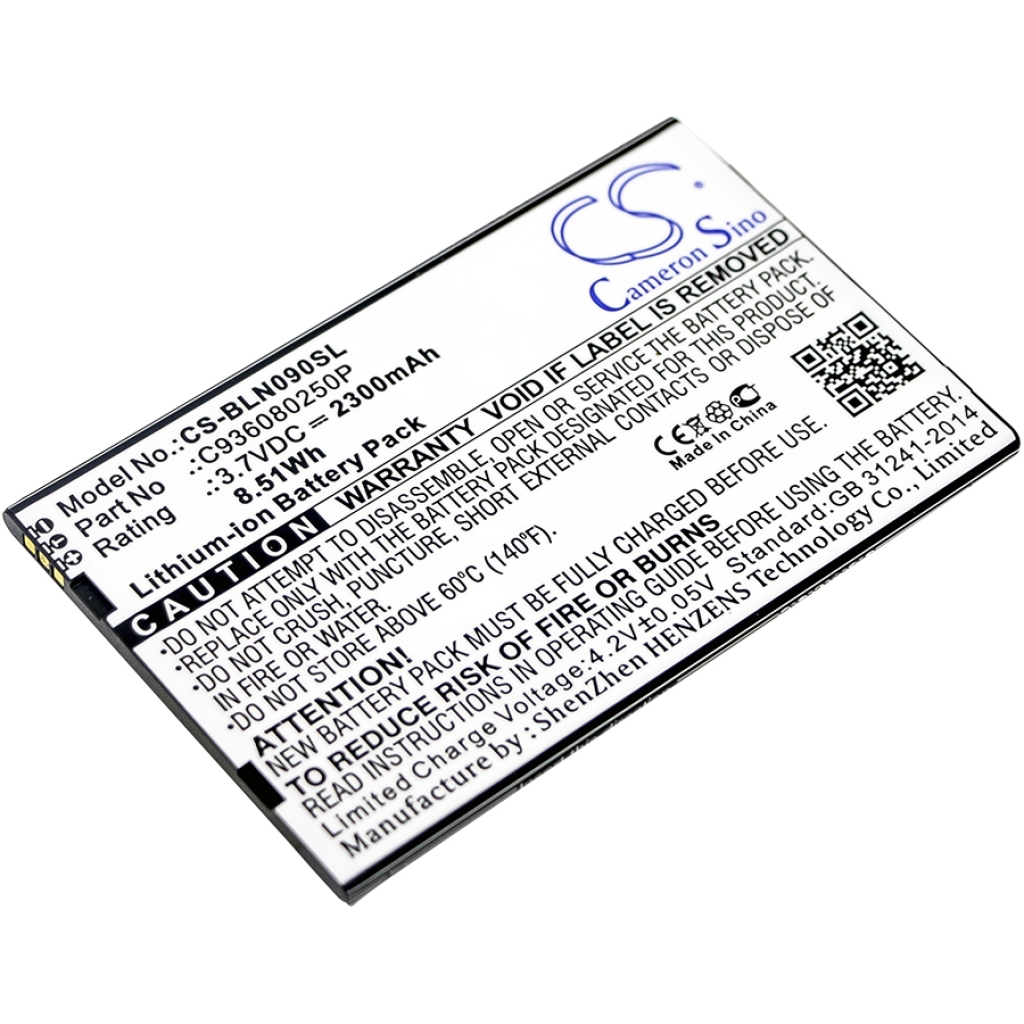 Compatible battery replacement for BLU C936080250P