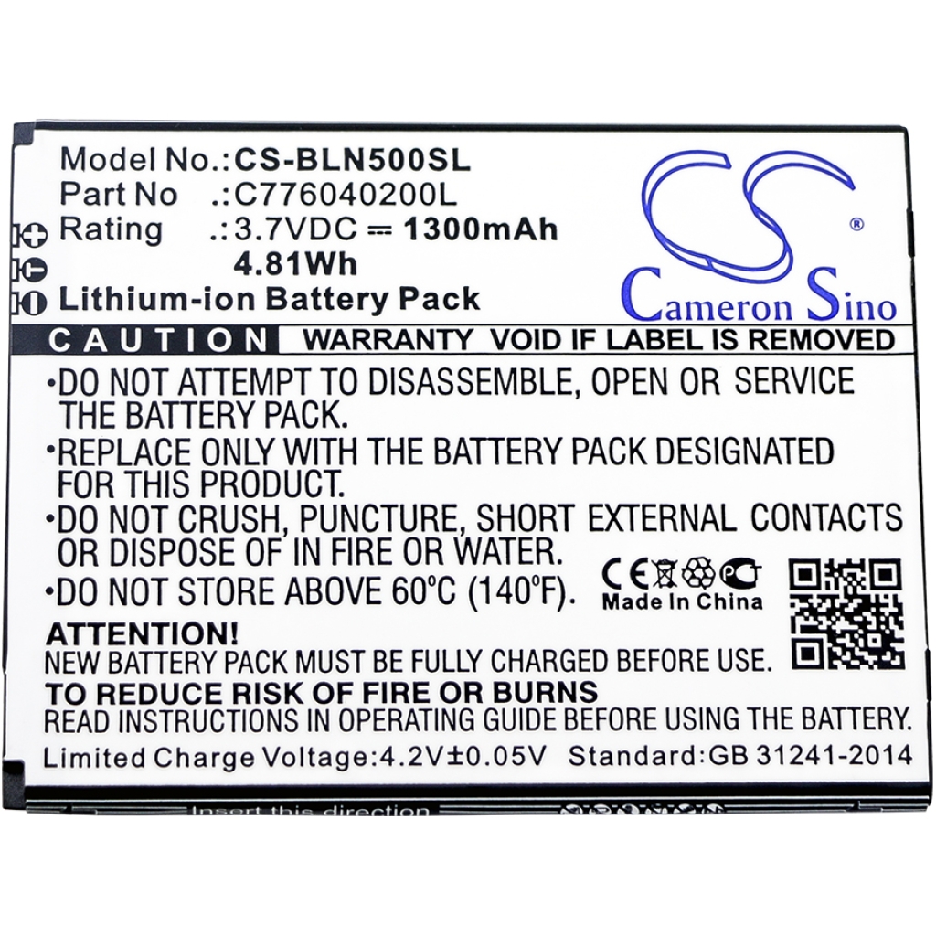 Compatible battery replacement for BLU C776040200L