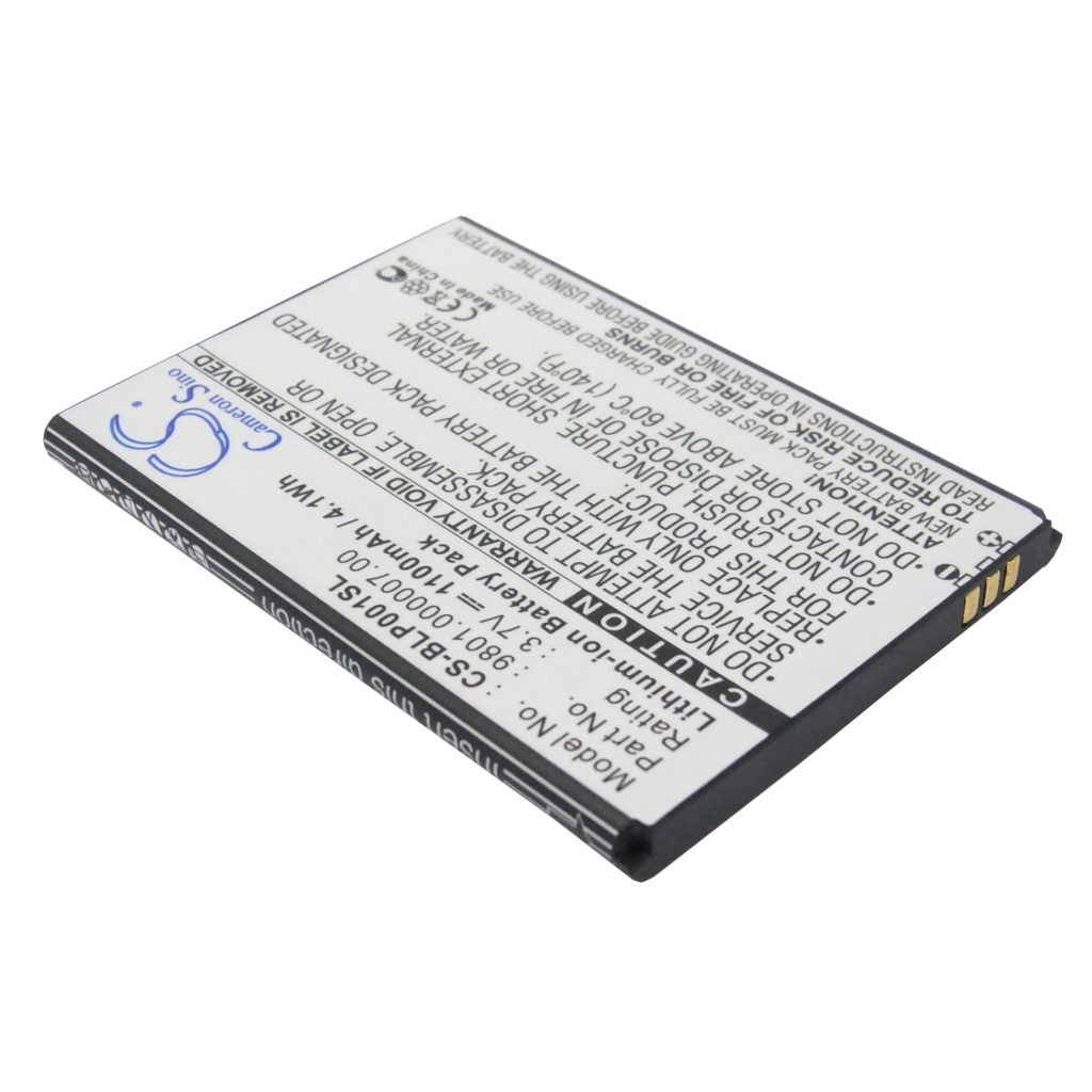 Compatible battery replacement for BLAUPUNKT 9801.000007.00