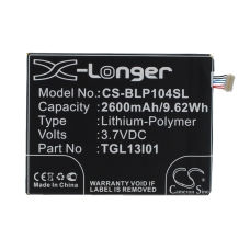 Remplacement de batterie compatible pour BLU  TLG15G08, TLG13I01