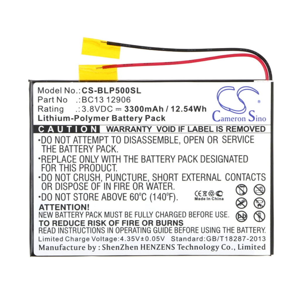 Battery Replaces BC13 12906