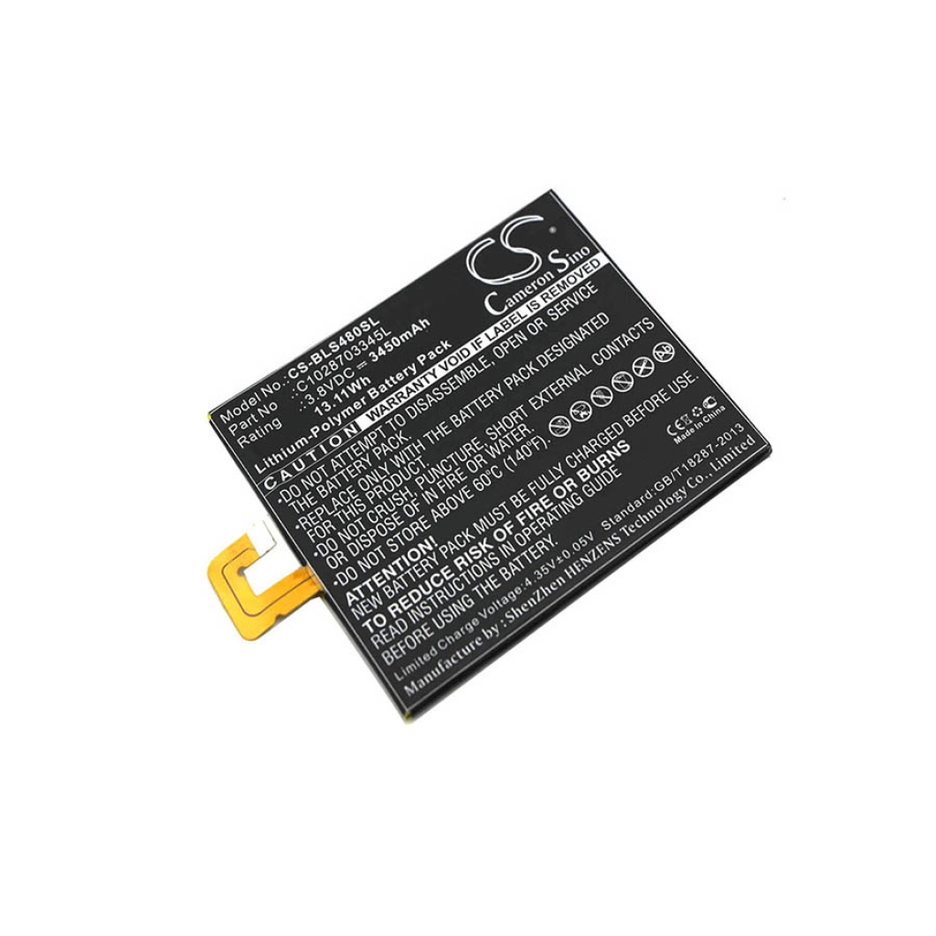 Compatible battery replacement for BLU C1028703345L