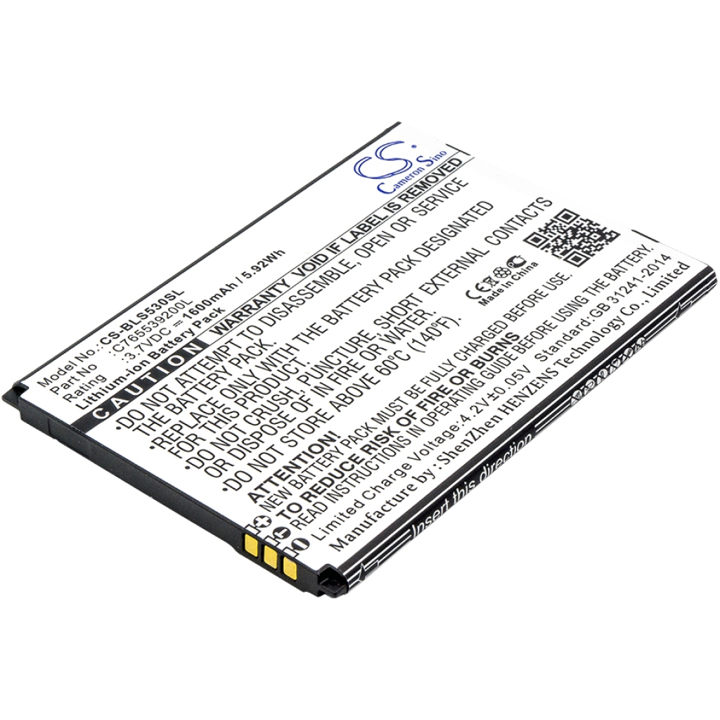 Compatible battery replacement for BLU C765539200L