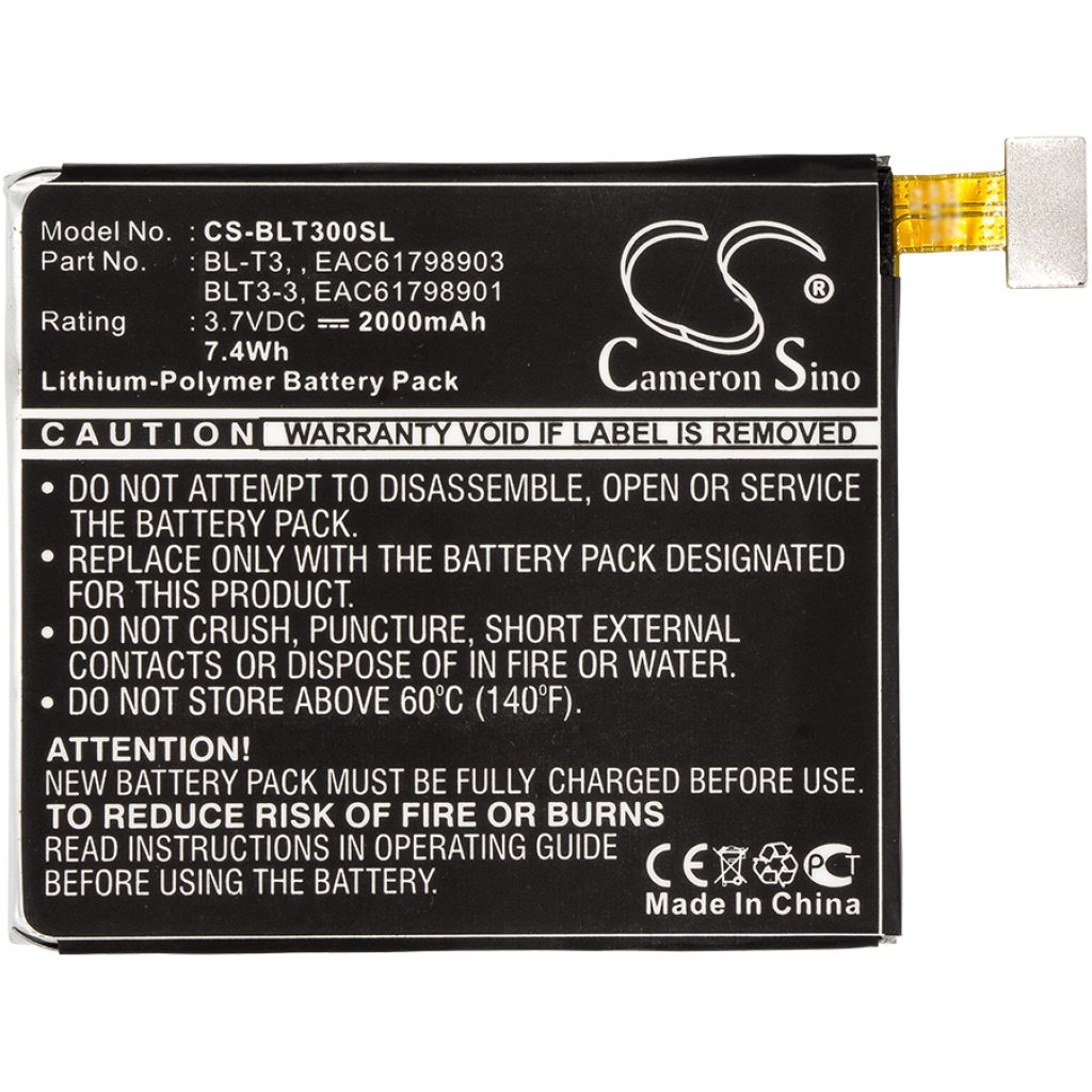 Battery Replaces EAC61798903