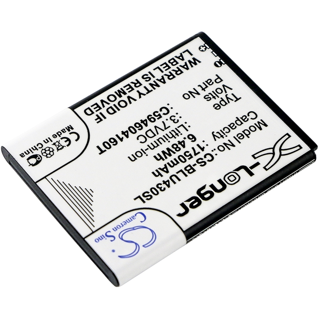 Compatible battery replacement for BLU C594604160T