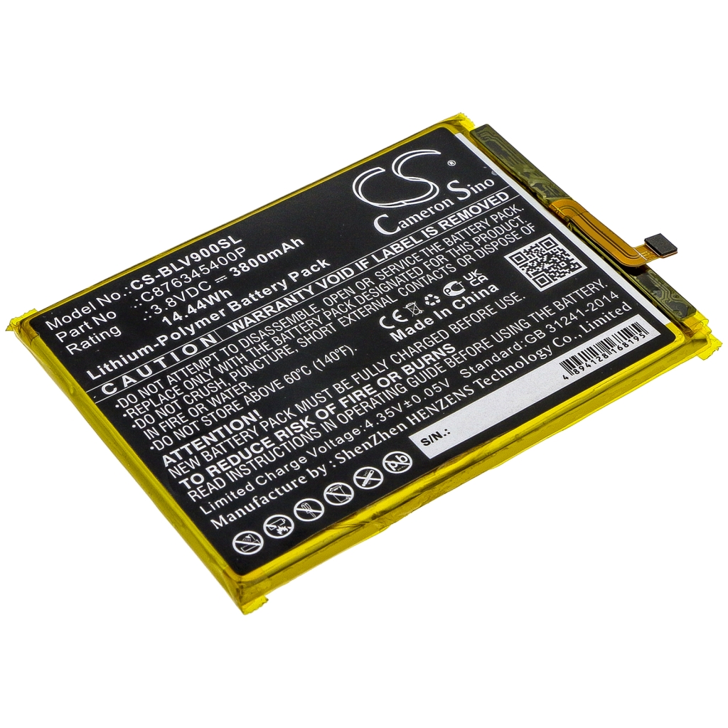 Battery Replaces C876345400P