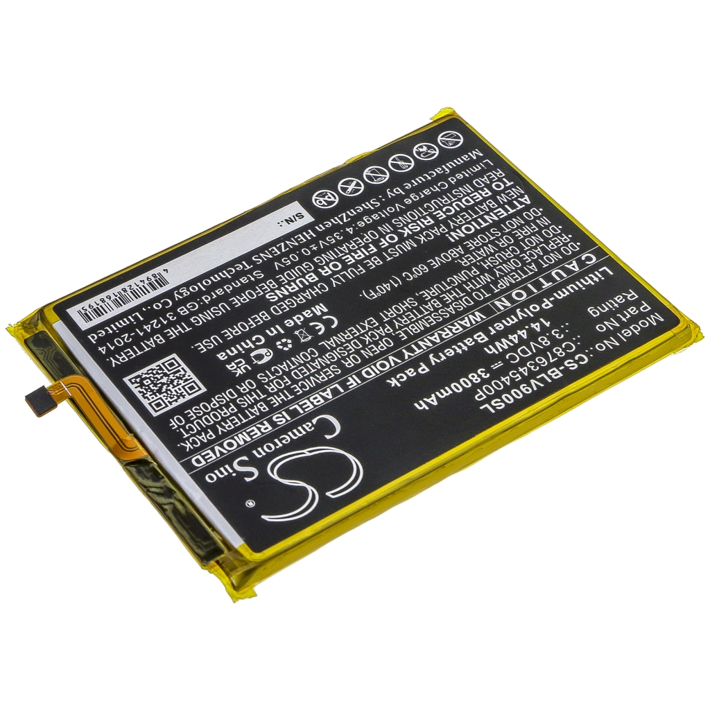 Compatible battery replacement for BLU C876345400P