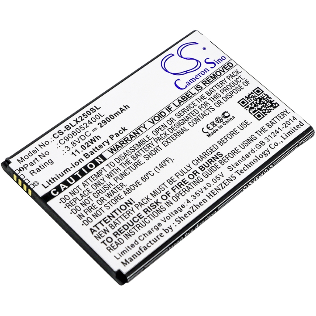 Compatible battery replacement for BLU C906052400L