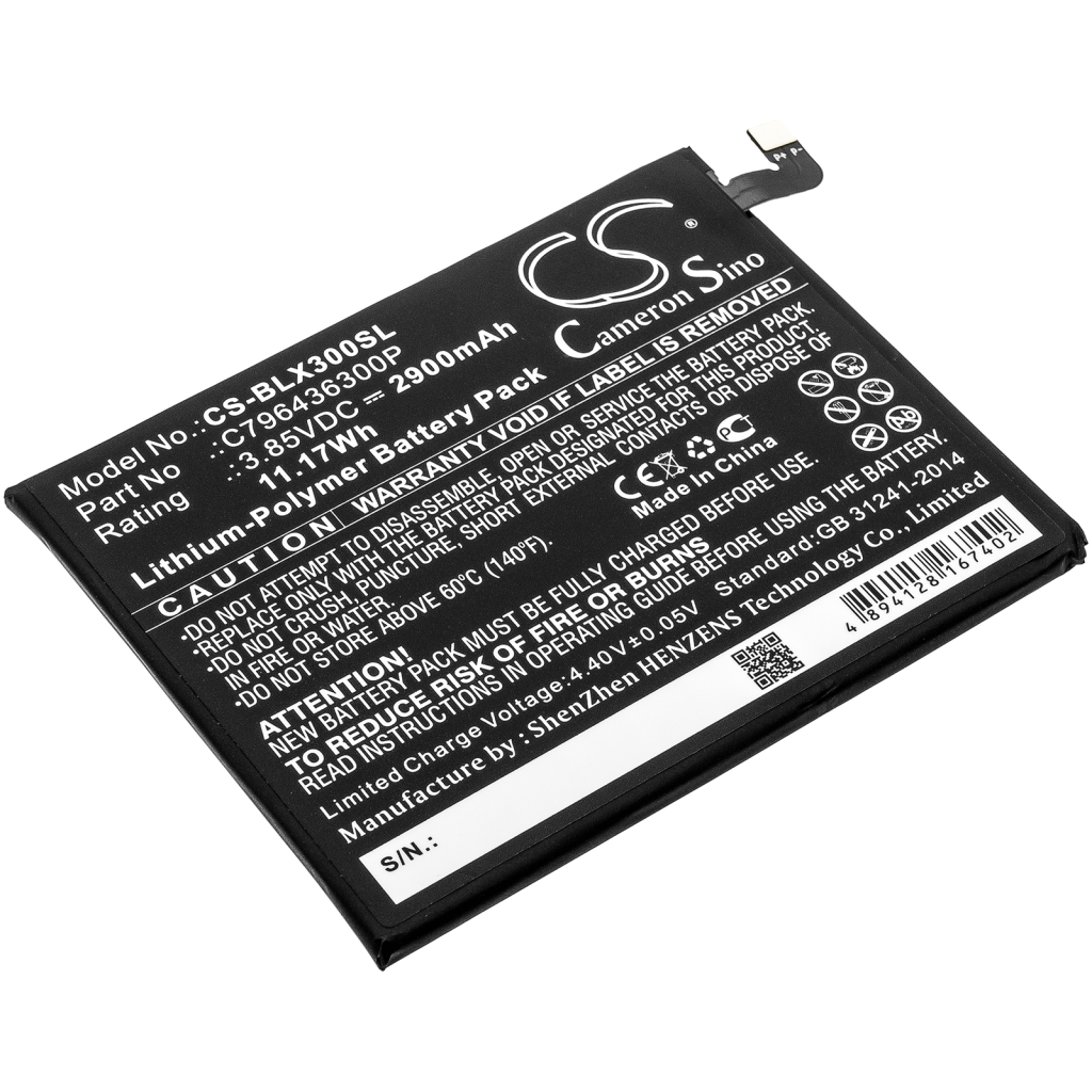 Compatible battery replacement for BLU C796436300P