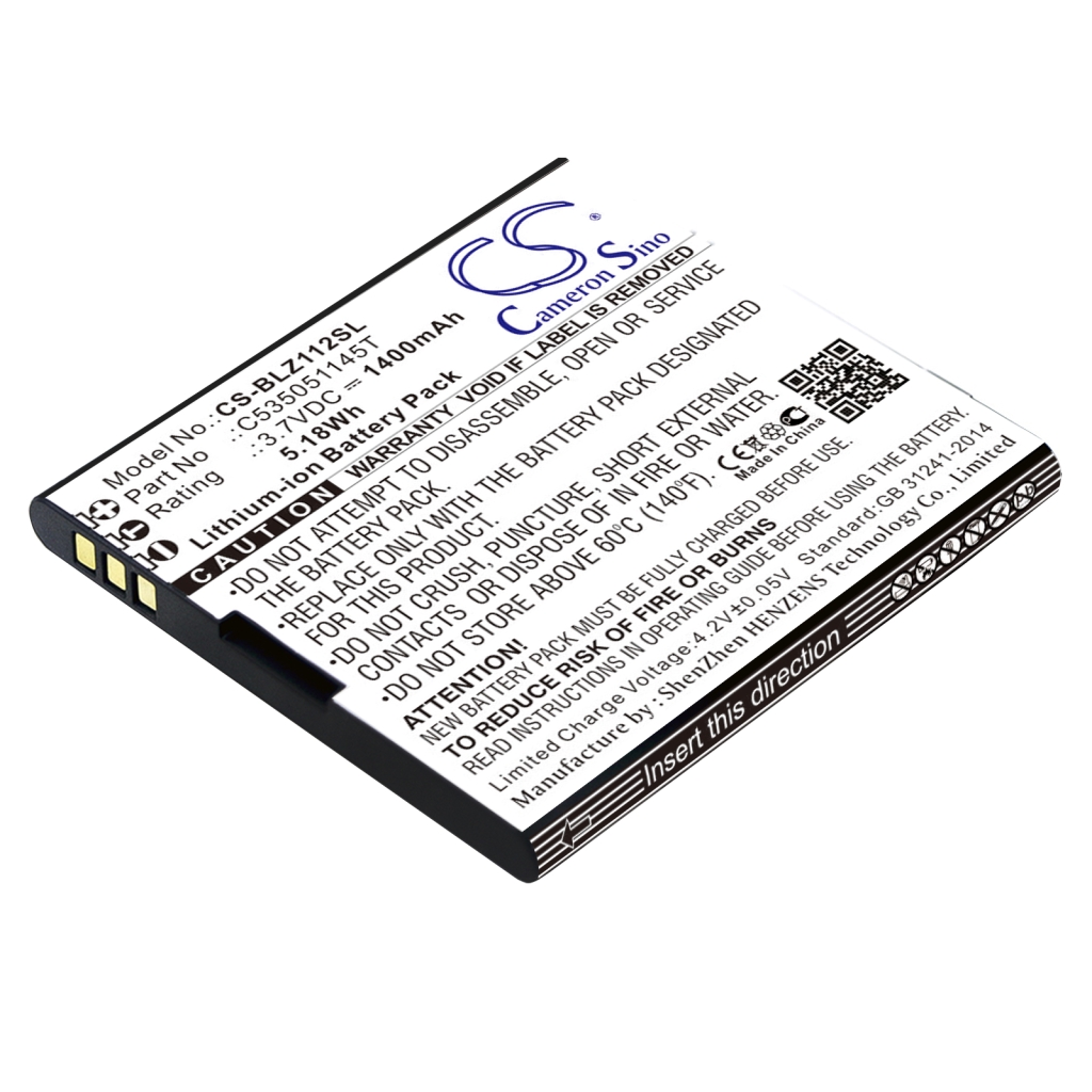 Compatible battery replacement for BLU C535051145T