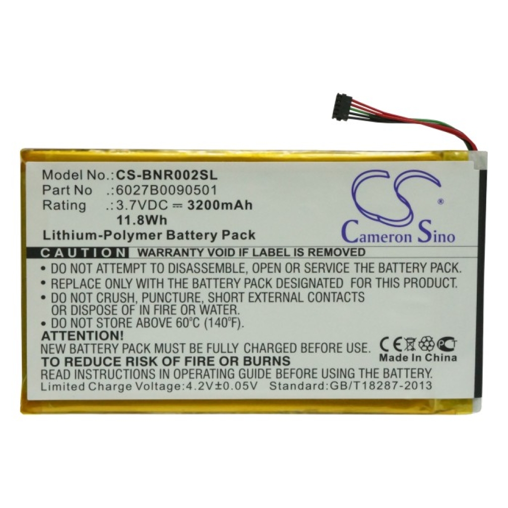 Batteries Ebook, eReader Battery CS-BNR002SL