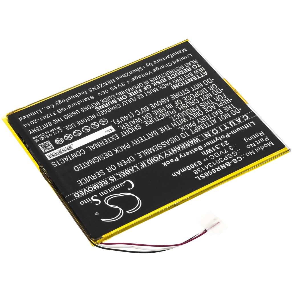 Compatible battery replacement for Barnes 