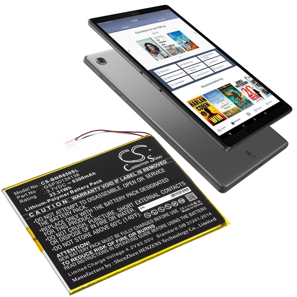 Tablet Battery Barnes & noble CS-BNR650SL