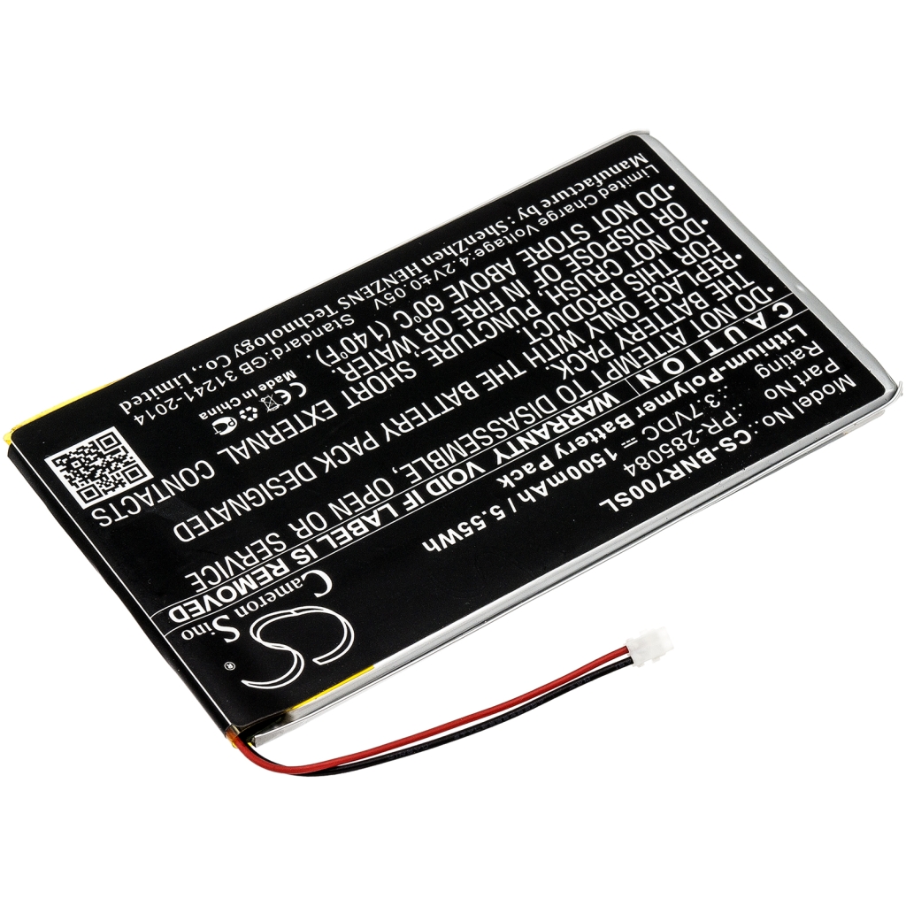 Compatible battery replacement for Barnes