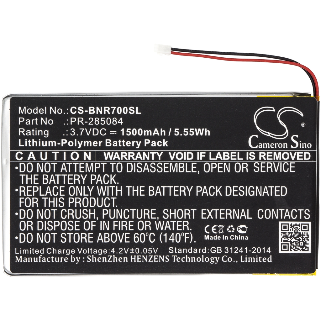 Compatible battery replacement for Barnes