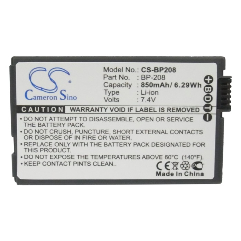 Camera Battery Canon CS-BP208