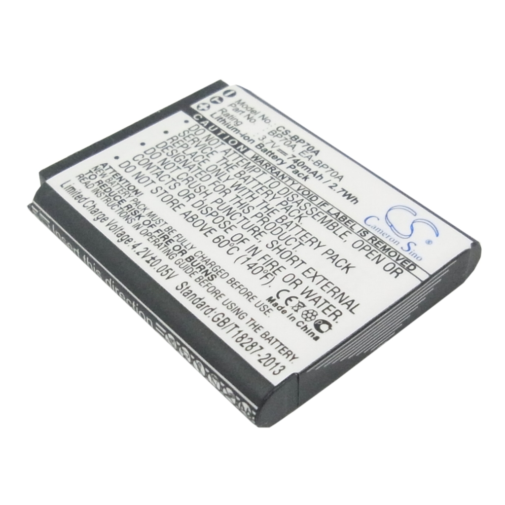 Batterie de l'appareil photo Samsung CS-BP70A