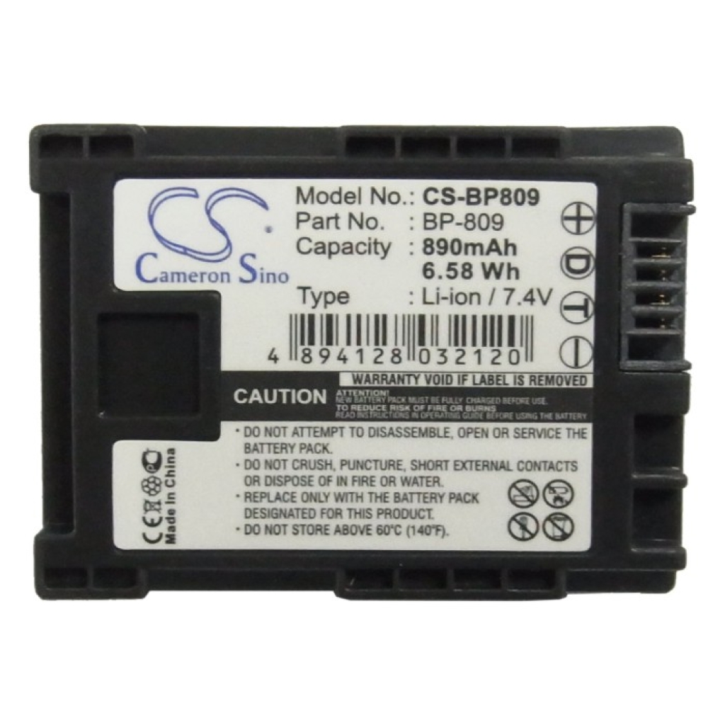 Camera Battery Canon VIXIA HF S10