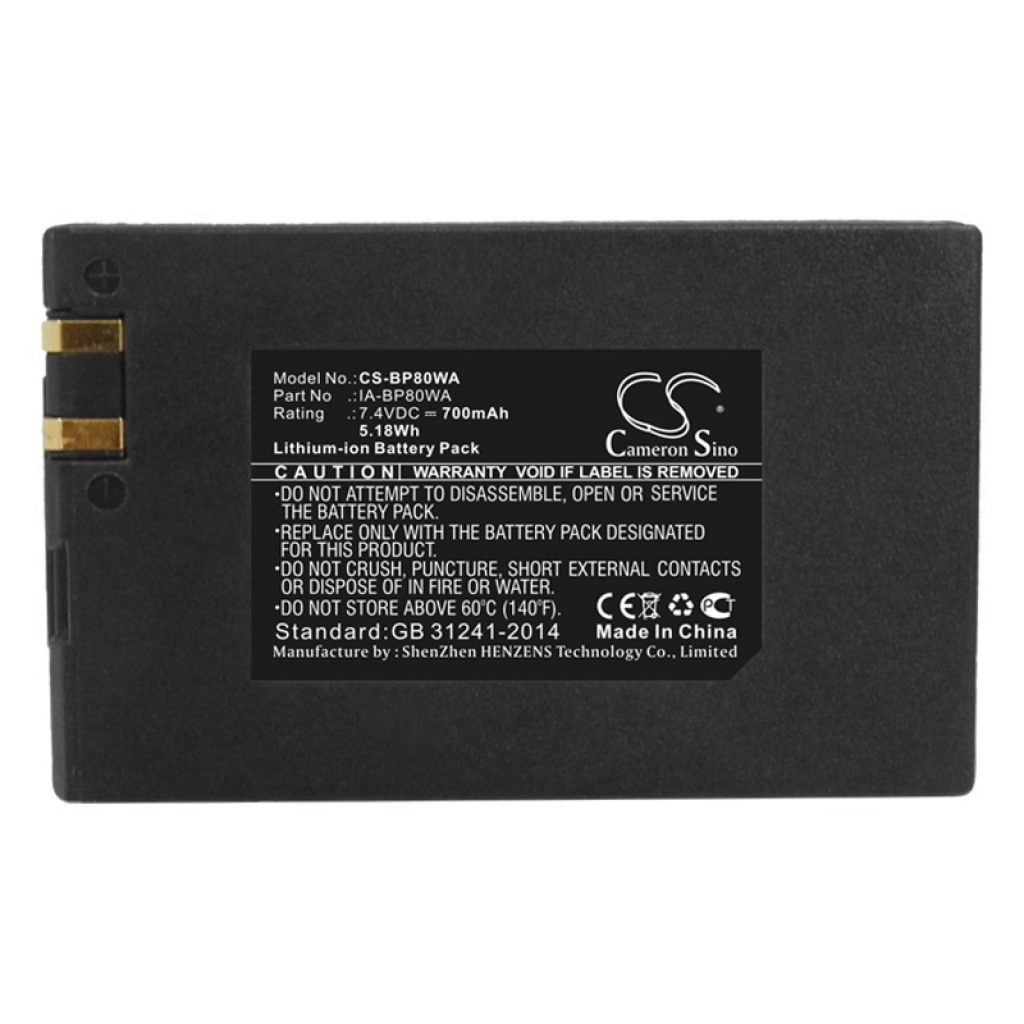 Batterie de l'appareil photo Samsung CS-BP80WA