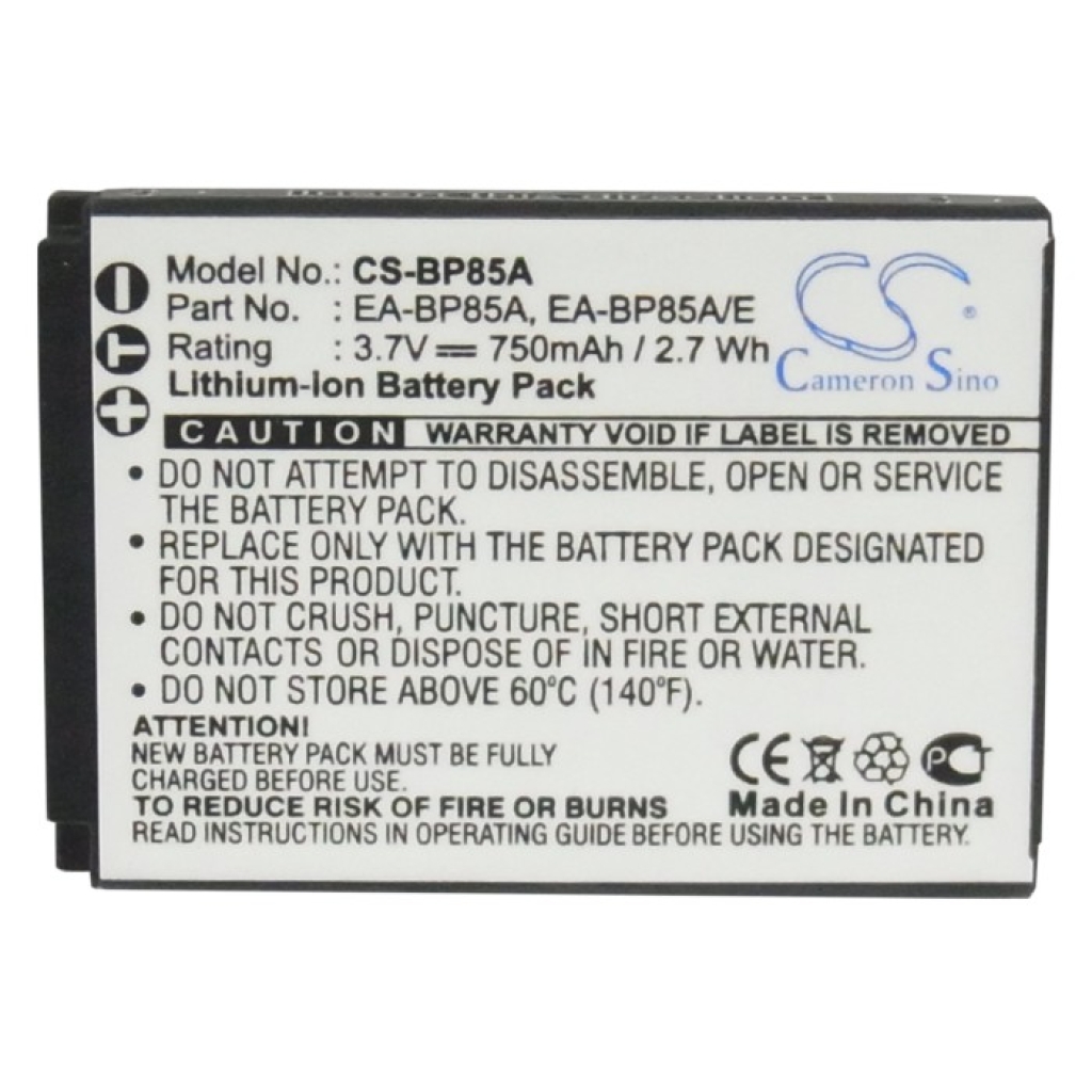 Camera Battery Samsung CS-BP85A