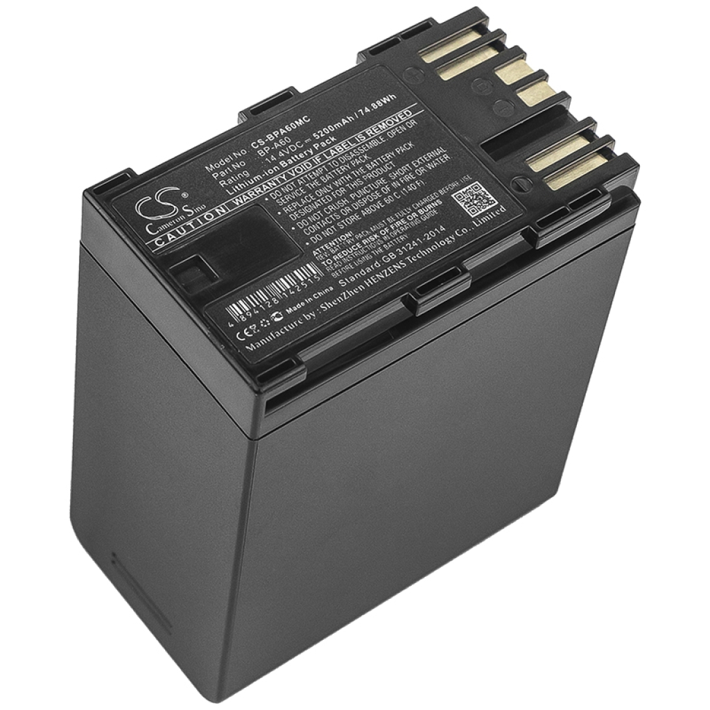 Batterie de l'appareil photo Canon CS-BPA60MC