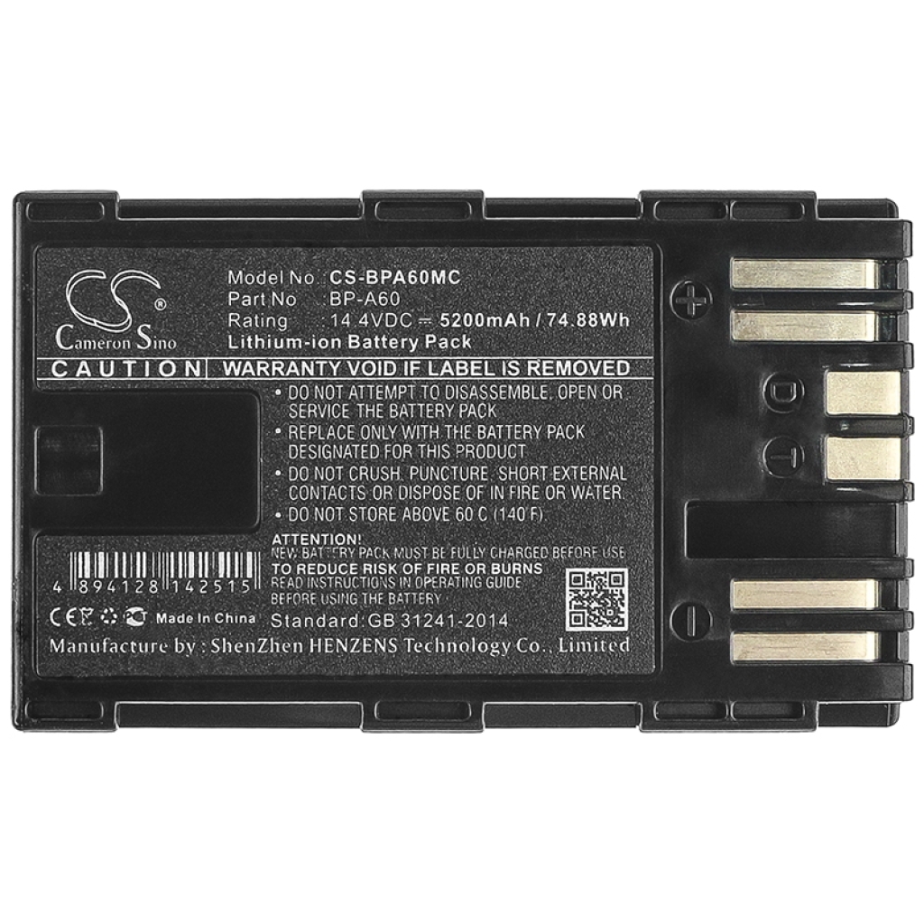 Batterie de l'appareil photo Canon CS-BPA60MC