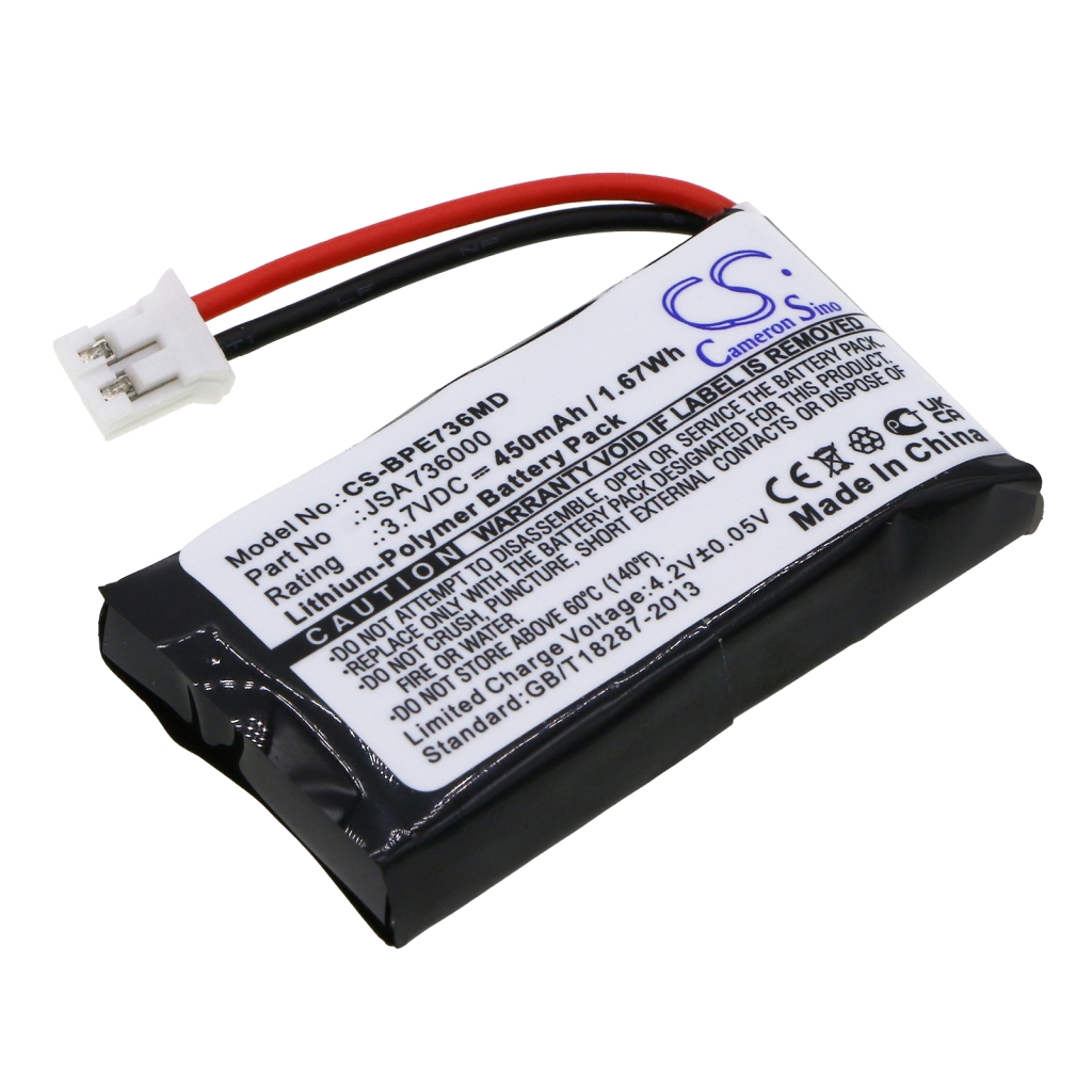 Compatible battery replacement for Biohit SA 736000