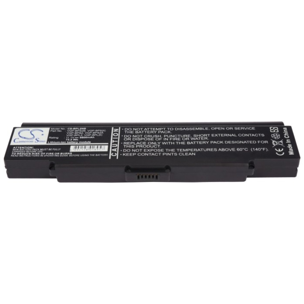 Batterie pour ordinateur portable Sony VAIO VGN-FS18TP