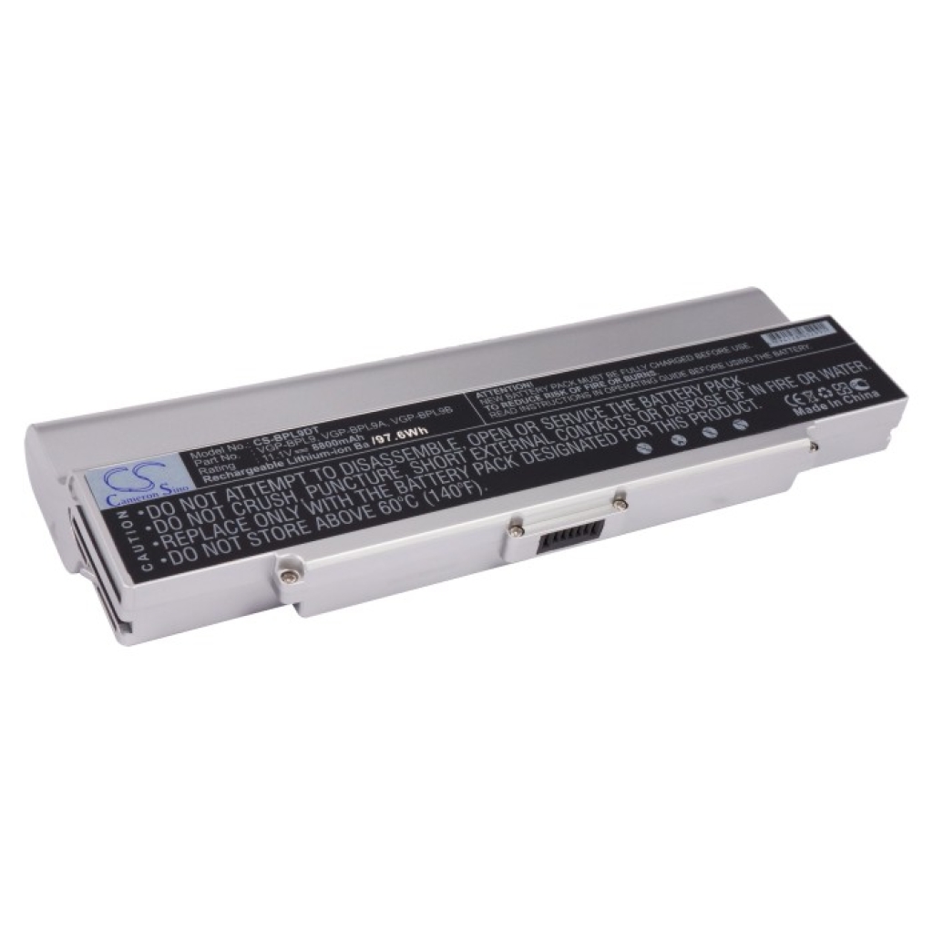 Batterie pour ordinateur portable Sony VAIO VGN-CR490EBT