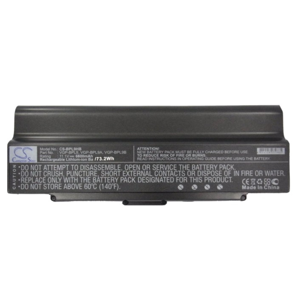 Batterie pour ordinateur portable Sony VAIO VGN-CR510E