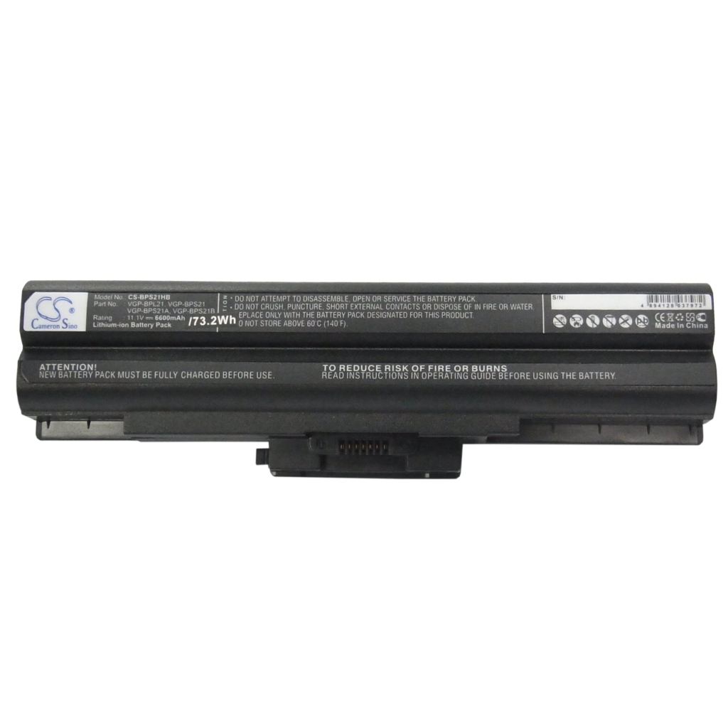 Notebook battery Sony VAIO VGN-SR72B