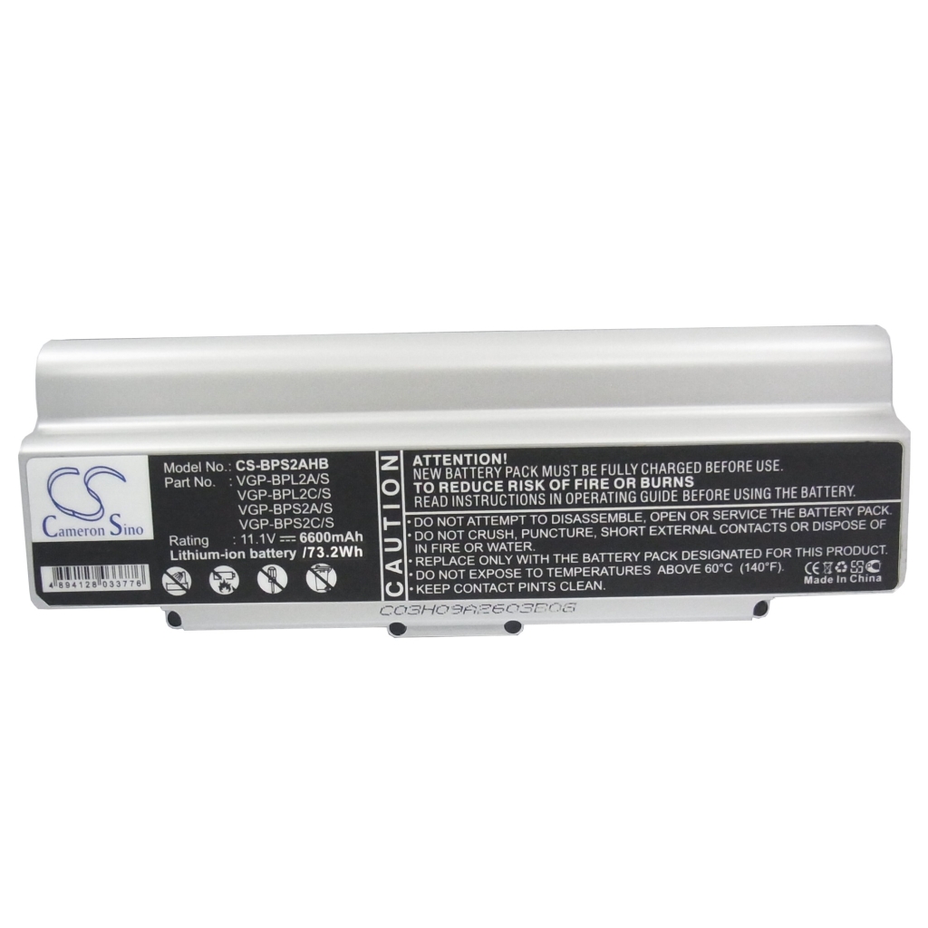 Batterie pour ordinateur portable Sony VAIO VGN-C190