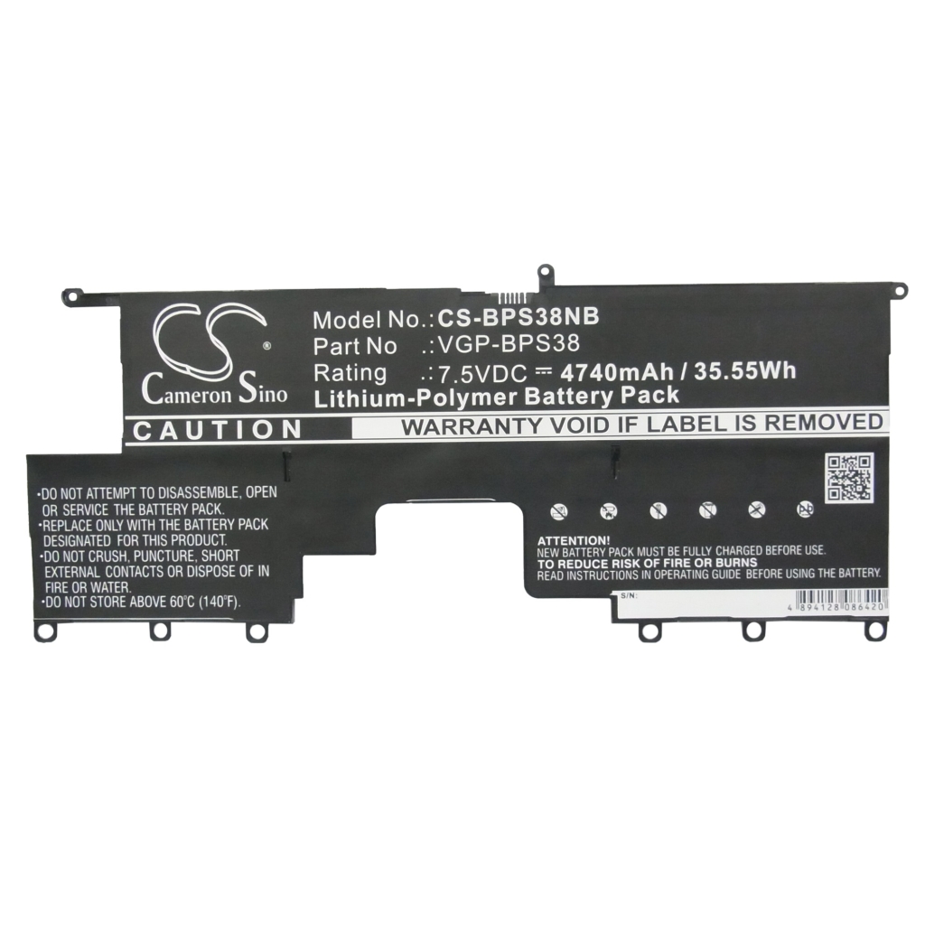 Batterie pour ordinateur portable Sony SVP112100C (CS-BPS38NB)