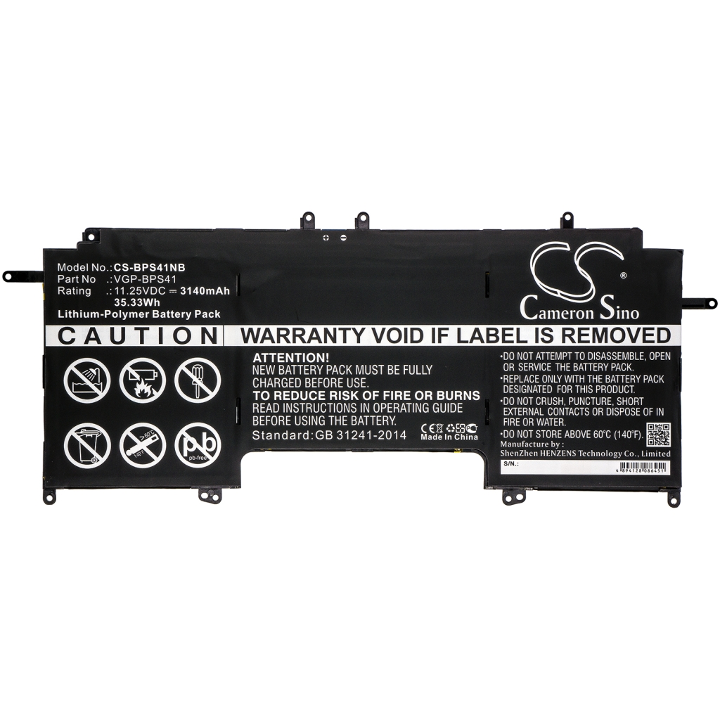 Batterie pour ordinateur portable Sony SVF13N17 (CS-BPS41NB)