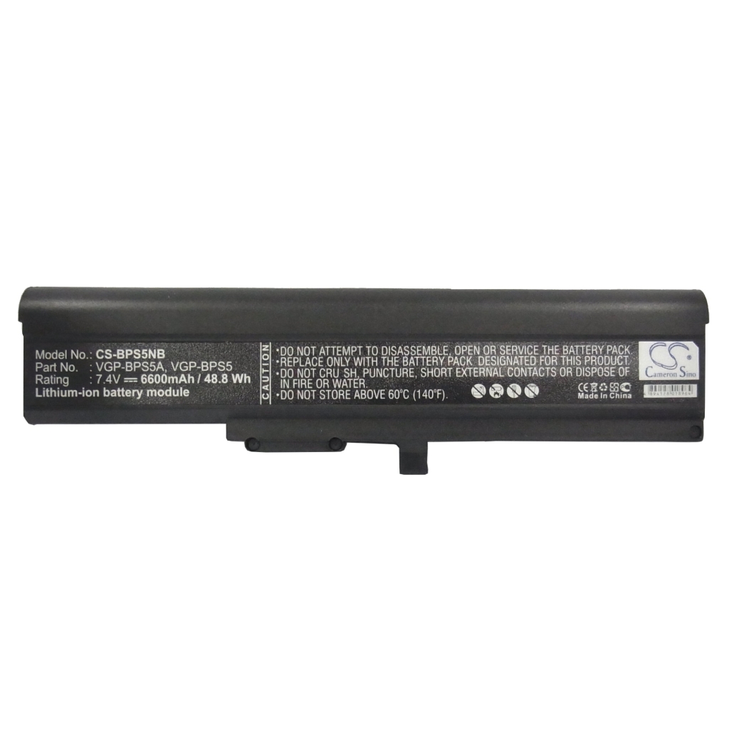 Batterie pour ordinateur portable Sony VGN-TXN29N/L (CS-BPS5NB)