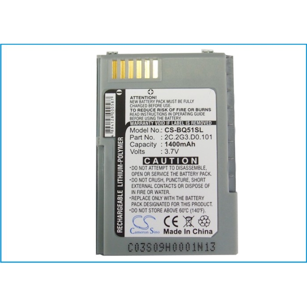 Remplacement de batterie compatible pour BenQ 2C.2G3.D0.101