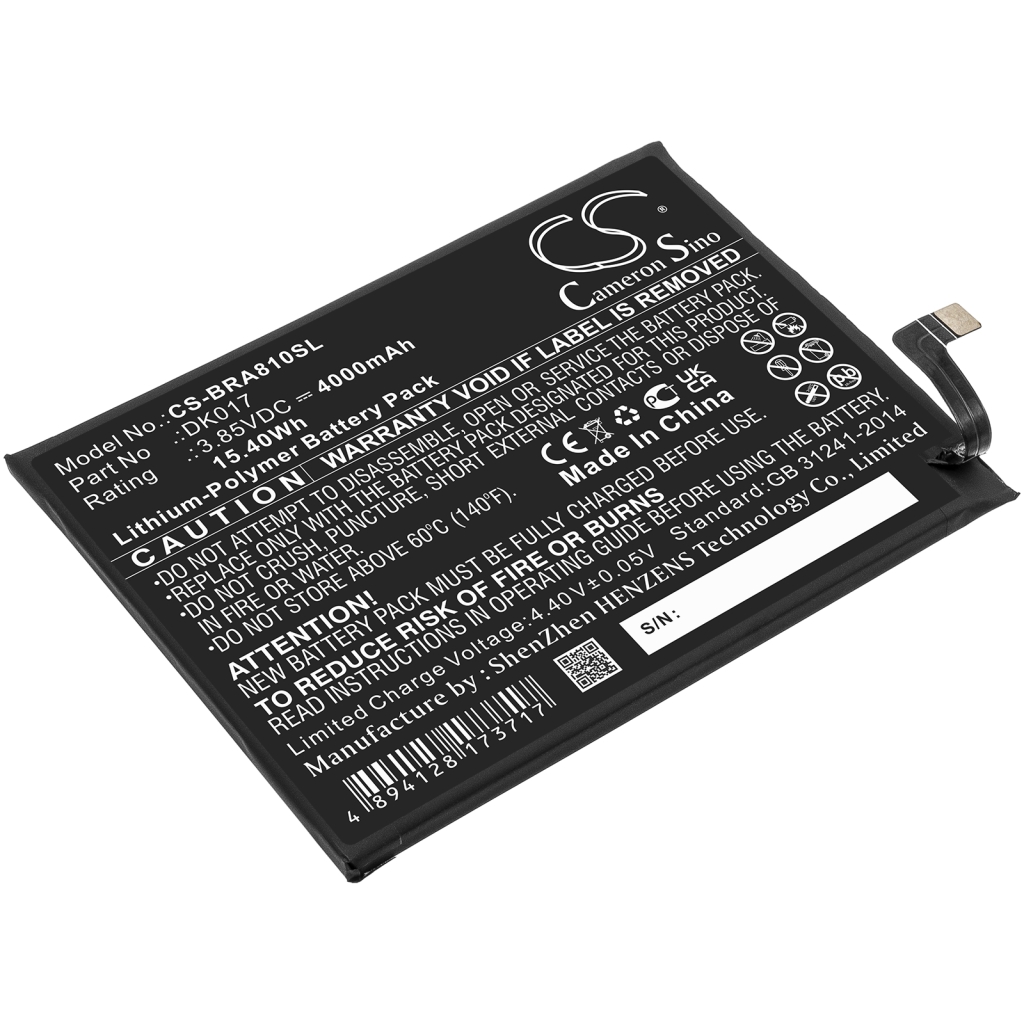 Compatible battery replacement for Blackview DK017