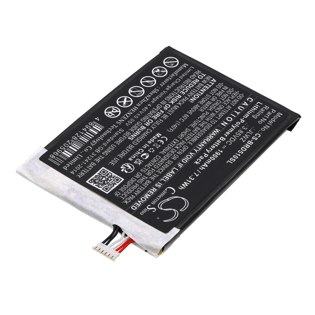 Compatible battery replacement for Brondi JLWZ