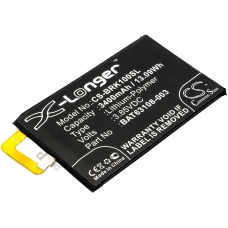 Remplacement de batterie compatible pour BlackBerry BAT-63108-003,BAT63108-003