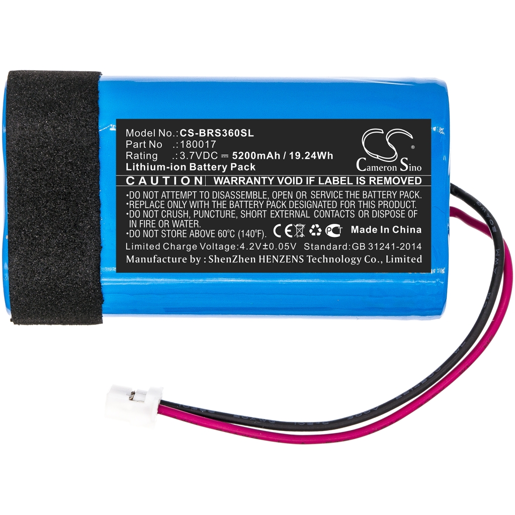 Remplacement de batterie compatible pour Braven 180017