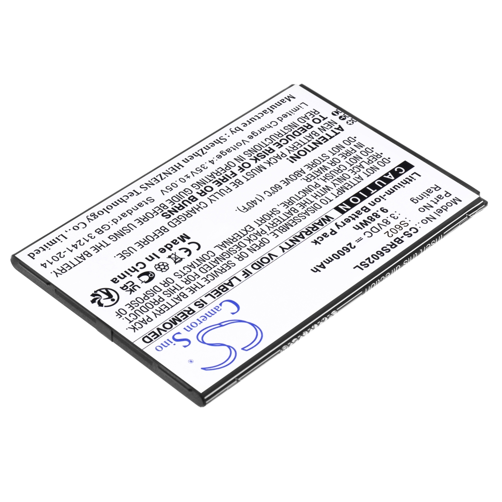 Compatible battery replacement for Brondi S602