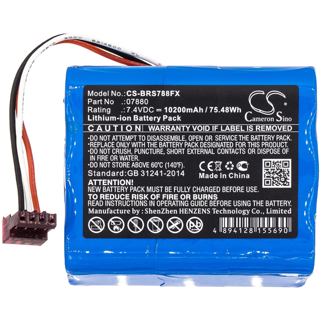 Compatible battery replacement for Bright star 07880