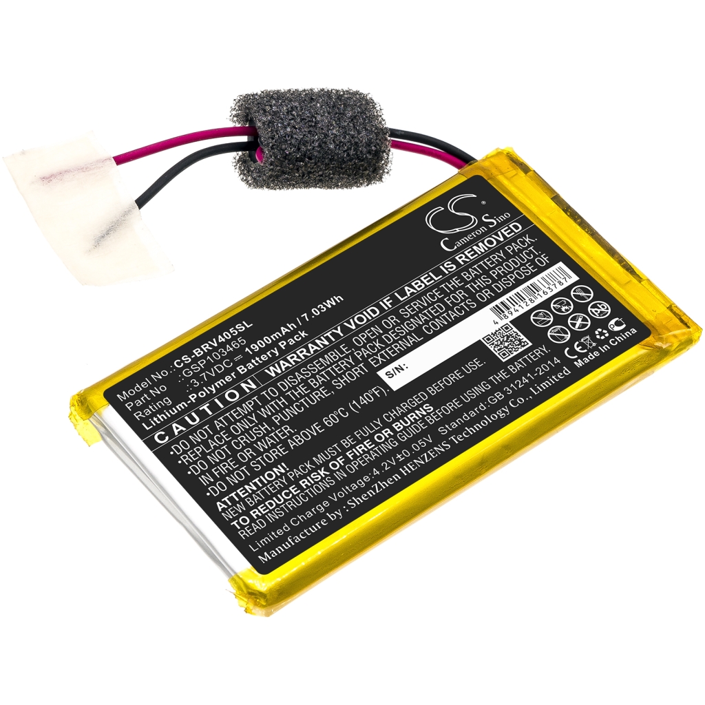 Compatible battery replacement for Braven GSP103465