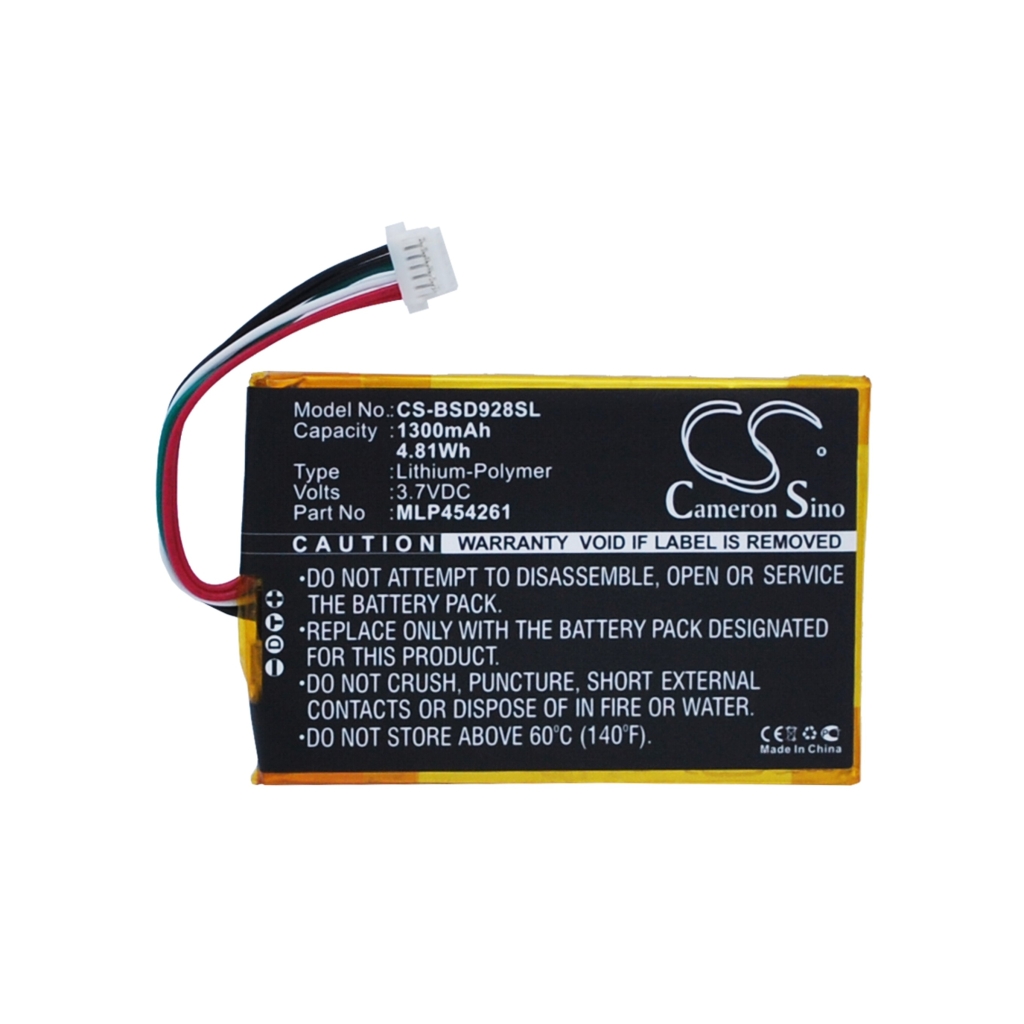 Compatible battery replacement for Bambook MLP454261