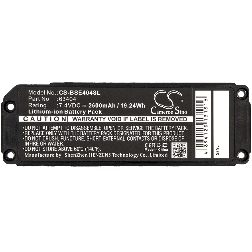 Battery Replaces 063404