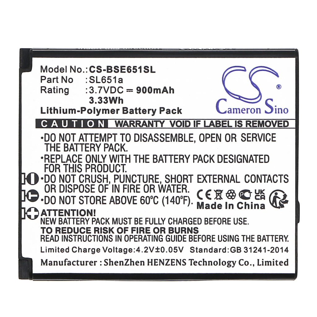 Batteries Remplace SL651a